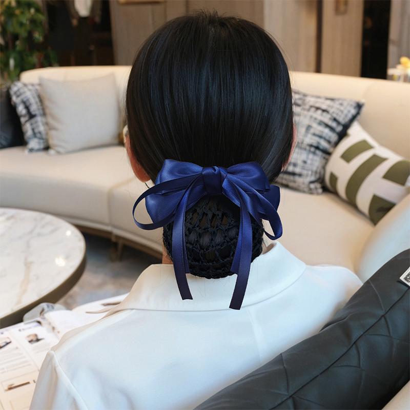 Elegant Bowknot Professional Nurse Hairpin for Bank and Hotel Front Desk Staff Work Hairstyle Hair Accessory