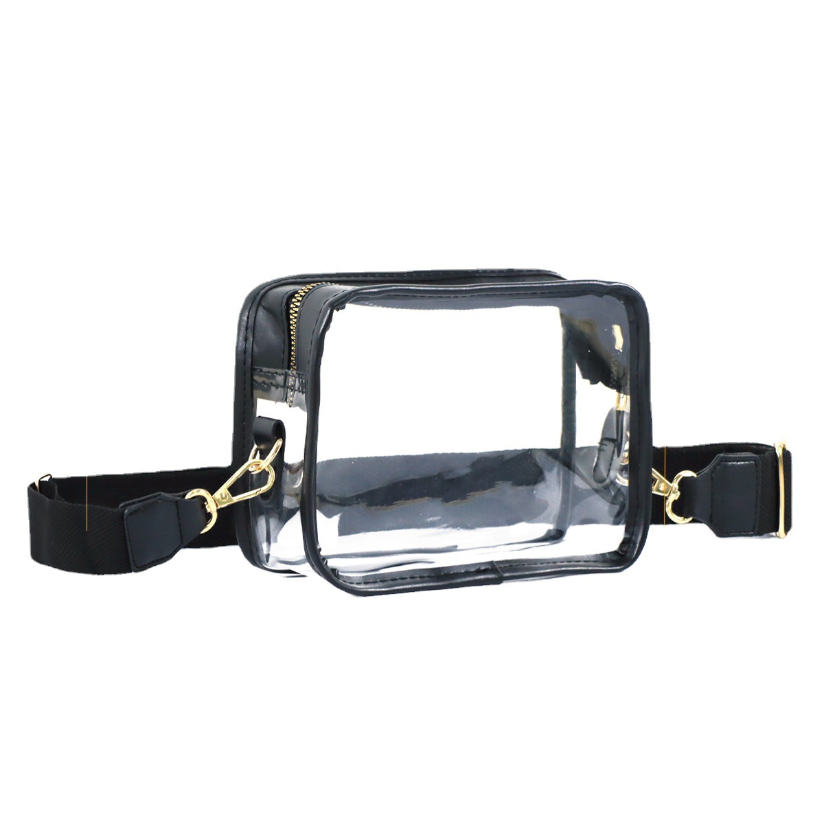 Borsa a tracolla da donna, nuova borsa quadrata piccola con tracolla, borsa per telefono a spalla singola in PVC trasparente, custodia impermeabile_voghion.com