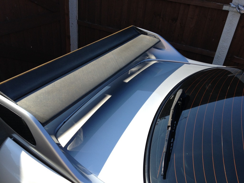 Suitable for Nissan Skyline R33 Gtr Carbon Fiber Modified Nismo Style Rear Wing Center Plate Spoiler Fixed Wing