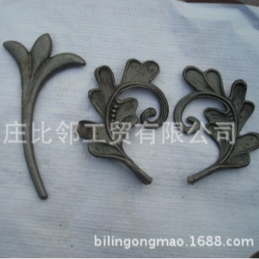 大门围栏栏杆扶手配件铁艺配件组件花盘 石家庄比邻工贸