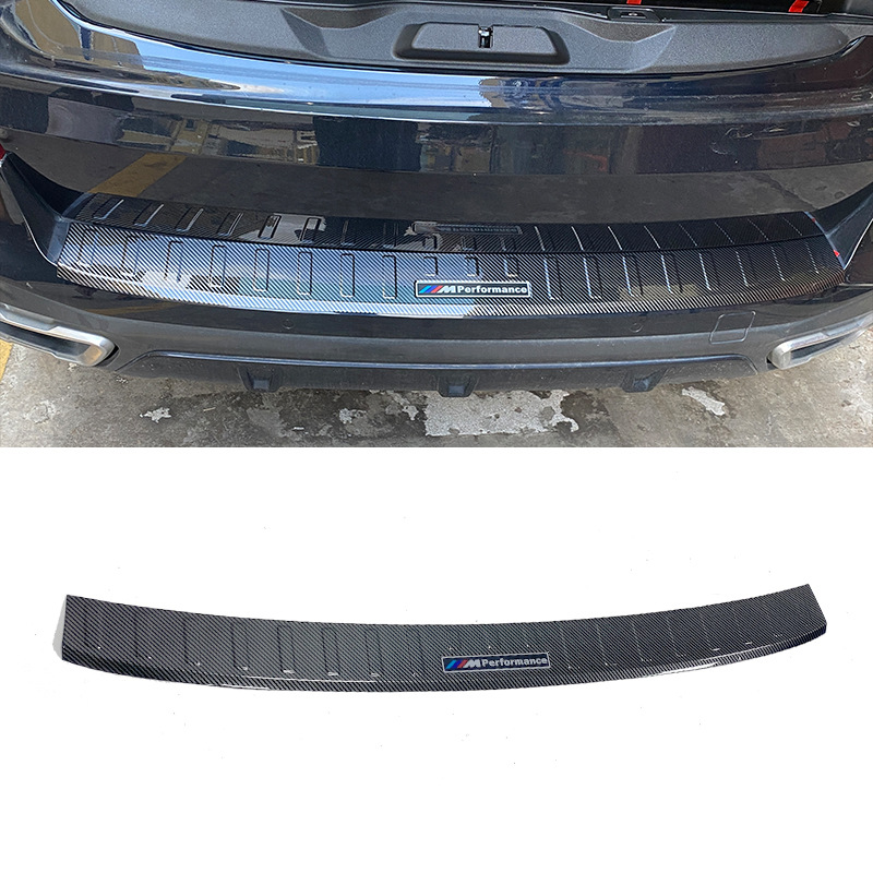 Suitable for 19 Model Bmw X5 Door Sill Strip Modification, Welcome Pedal, Trunk Rear Guard, Tailgate Protective Trim Strip Sticker