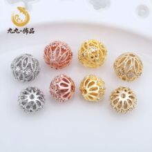 ��ɫ14k����΢��ʯ�A�����ɢ��diy��������Ʒ��������U����