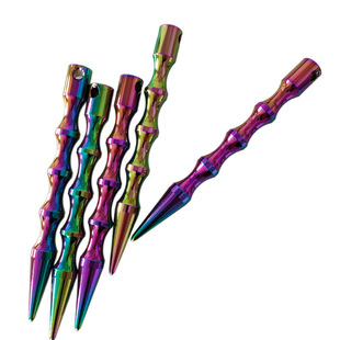 Pointed self-defense cool stick all kinds of colors spot 6061 aviation aluminum can be designed laser logo unlimited MOQ