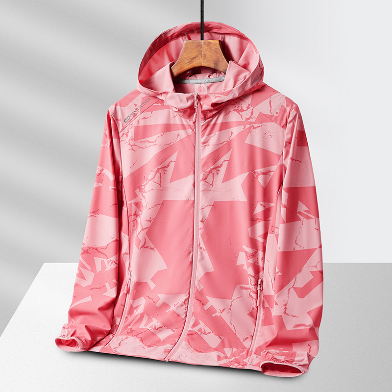 Camouflage summer thin breathable sports sun protection clothing