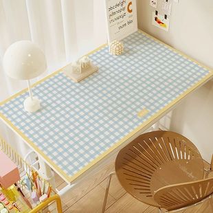 Ins Style No-Wash Table Mat Girly Heart Waterproof Student Desk Mat Dormitory Layout Tablecloth Dopamine Desk Mat