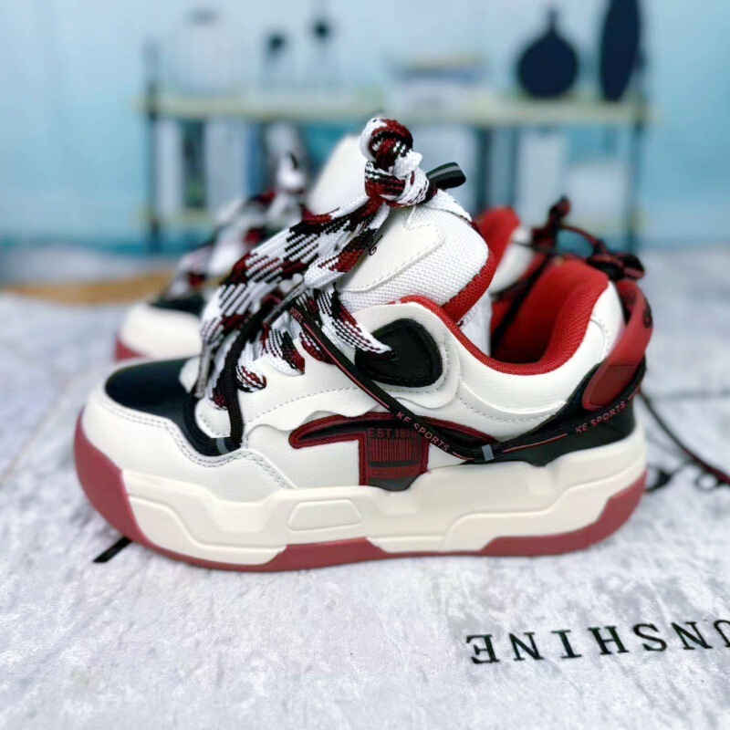 Ins Student Niche Hong Kong Style Thick-soled Casual Torre Shoes Chic Couple 2024 All-match Autumn Bread Shoes for Men