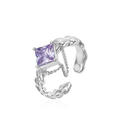 小眾設計幾何流蘇戒指女冷淡風時尚個性指環日韓ins食指開口戒潮