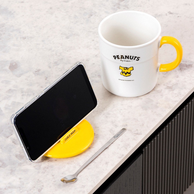 Taza de agua Snoopy auténtica, taza de pareja creativa de dibujos animados, taza de alto valor con tapa, taza de regalo de cerámica con cuchara
