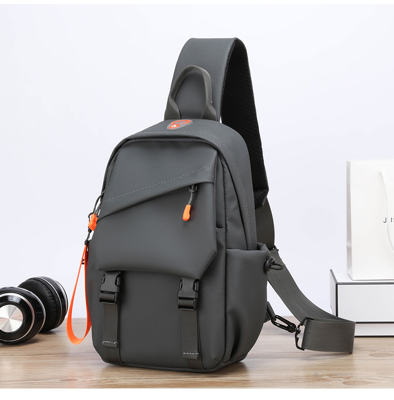 New trendy men's chest bags, casual single-shoulder bags, backpacks, crossbody bags, water-resistant men's bags, business men's bags, cross-border undefined