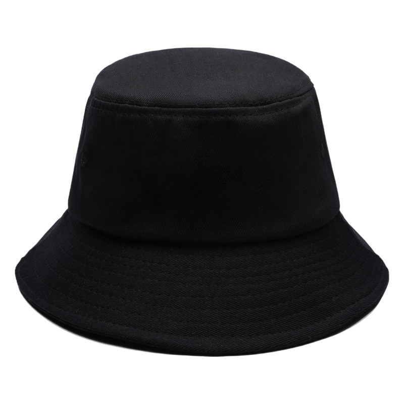Pure Cotton Fisherman Hat with Custom Logo, Summer Basin Hat, Outdoor Sunshade for Girls, Sun Protection Hat with Printed Embroider for Men