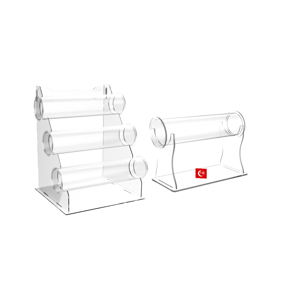 INS风亚克力透明发圈收纳整理架子 女神发箍展示架 吸睛首饰展盒