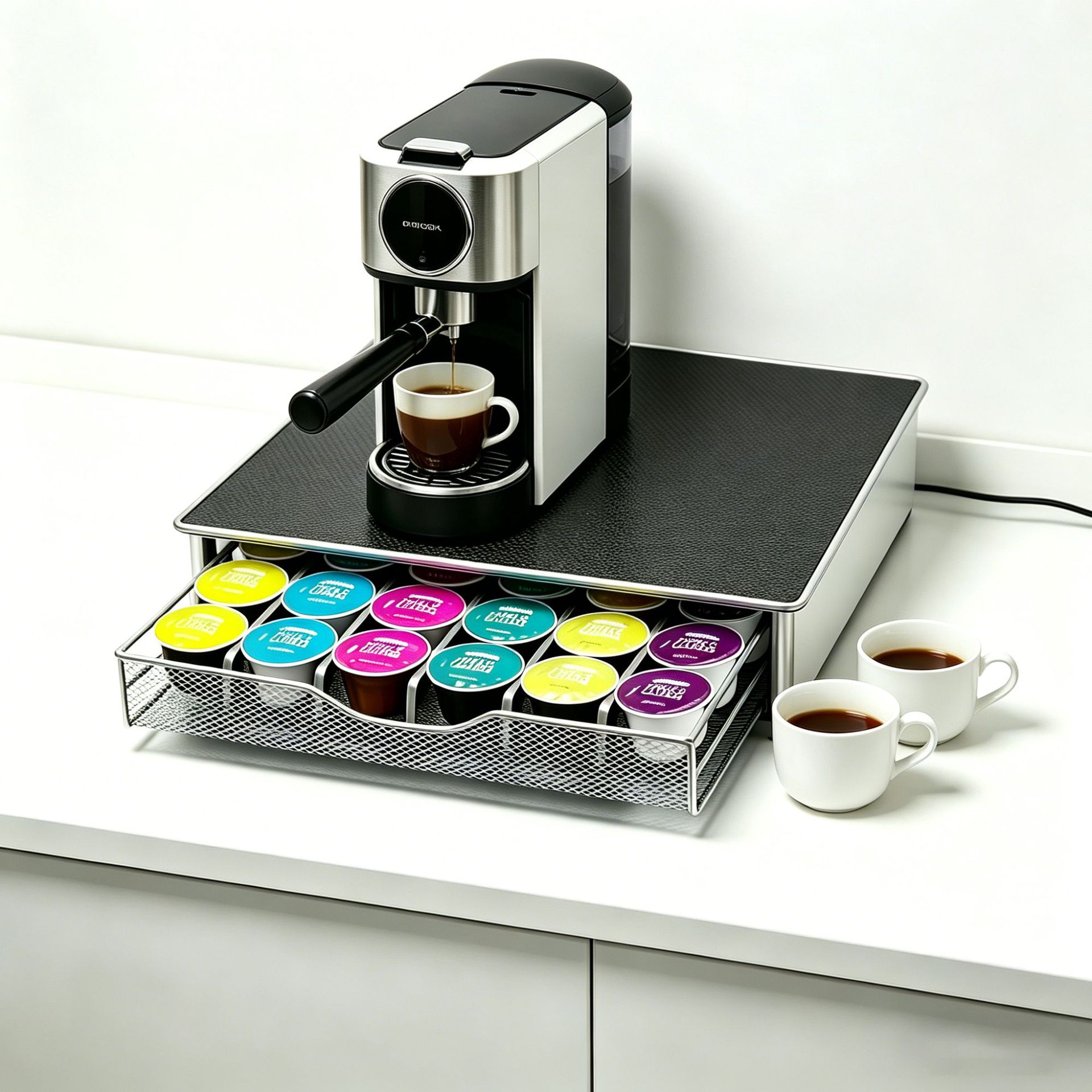 Fabricante Yongyi Nestlé cápsula rack creativo transfronterizo más divertido rack de cápsulas de café cool rack de almacenamiento tipo cajón