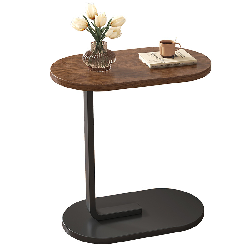 Mesa lateral de sofá, sala de estar para el hogar, mesa auxiliar móvil, estante lateral de cama, mini balcón, mesa pequeña moderna simple