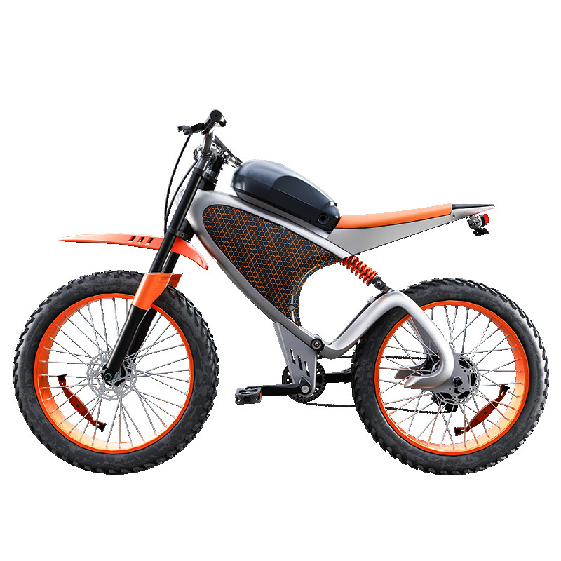 Hx's New Q7 Mountain Off-Road Motorcycle High-Performance Two-Wheeled Electric Bicycle for Mountain Biking