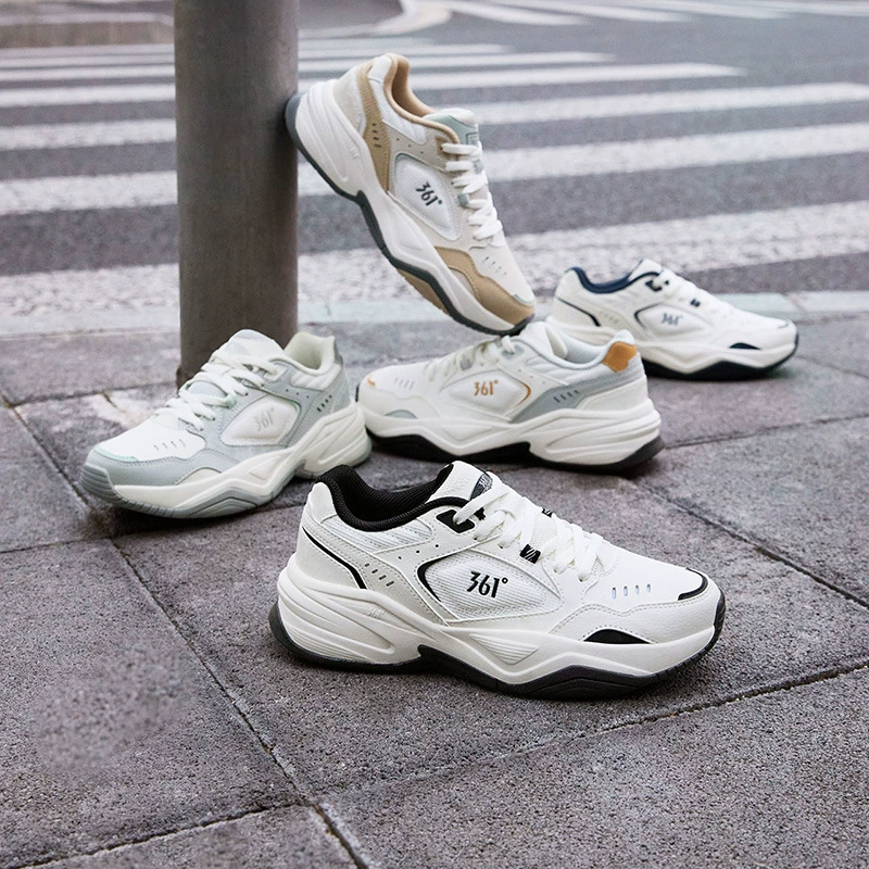 Женские кроссовки Yangfan 361, новинка осени-зимы 2025, кожаные, водоотталкивающие, повседневные, женские кроссовки в стиле «dad shoes»