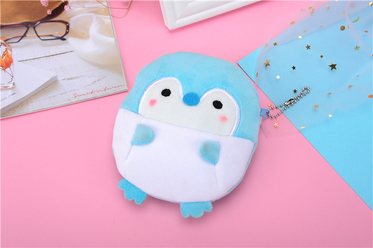 Women's Penguin Plush Embroidery Zipper Kids Wallets display picture 8