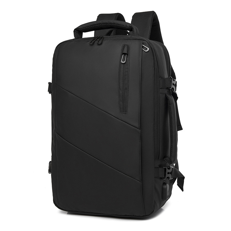 Nueva mochila de negocios Bolsa para portátil de tela Oxford de 16 pulgadas Bolsa de viaje para hombre USB de gran capacidad expandible