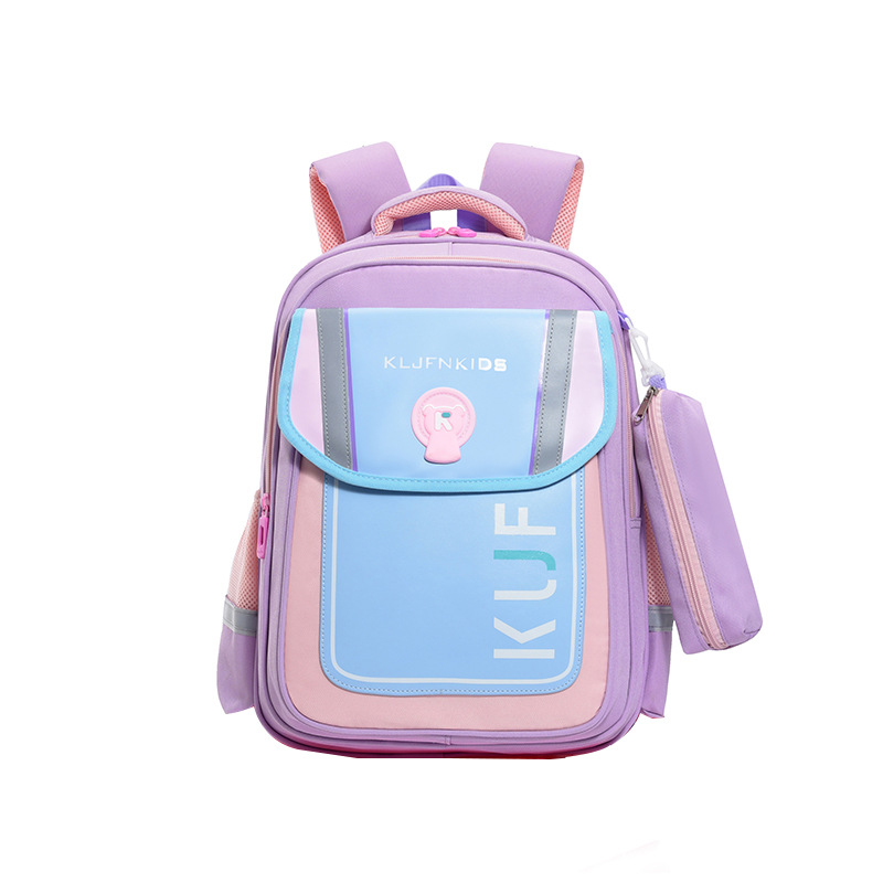 Bolsas escolares para estudiantes de primaria, modelos para niños, ruedas grandes para niños, grados 1-3-6, arrastrando fácilmente a las niñas, tirantes de gran capacidad