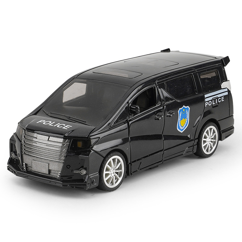 Juguete de doble puerta de simulación para niños modelo de coche inercial coche de luz y sonido coche de policía de bomberos juguetes para niños