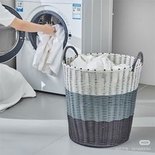 新款时尚家居收纳用品收纳篮洗衣筐脏衣收纳手工编织