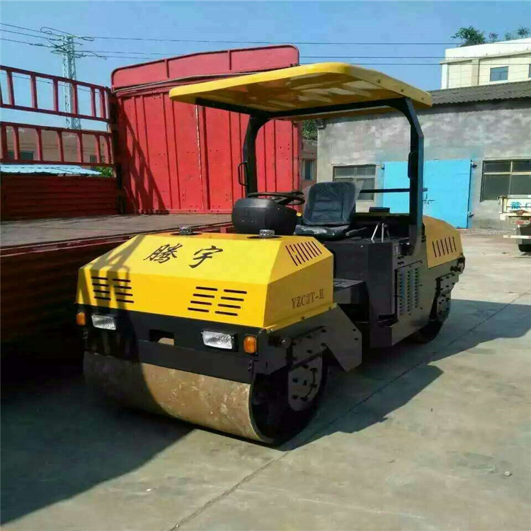 供应3吨双钢轮振动压路机 混凝土振动压路机 源厂直供