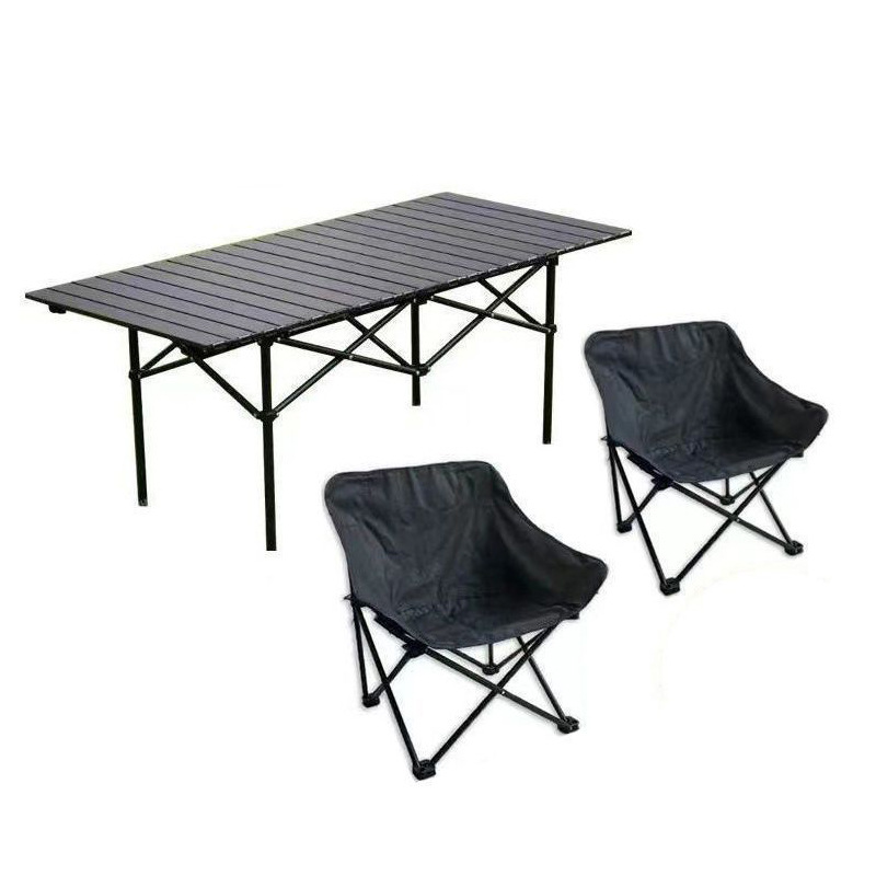 Mesa plegable transfronteriza explosión al aire libre puede almacenar elevación ajustable mesa de tortilla de huevo mesa de acero al carbono mesa de comedor