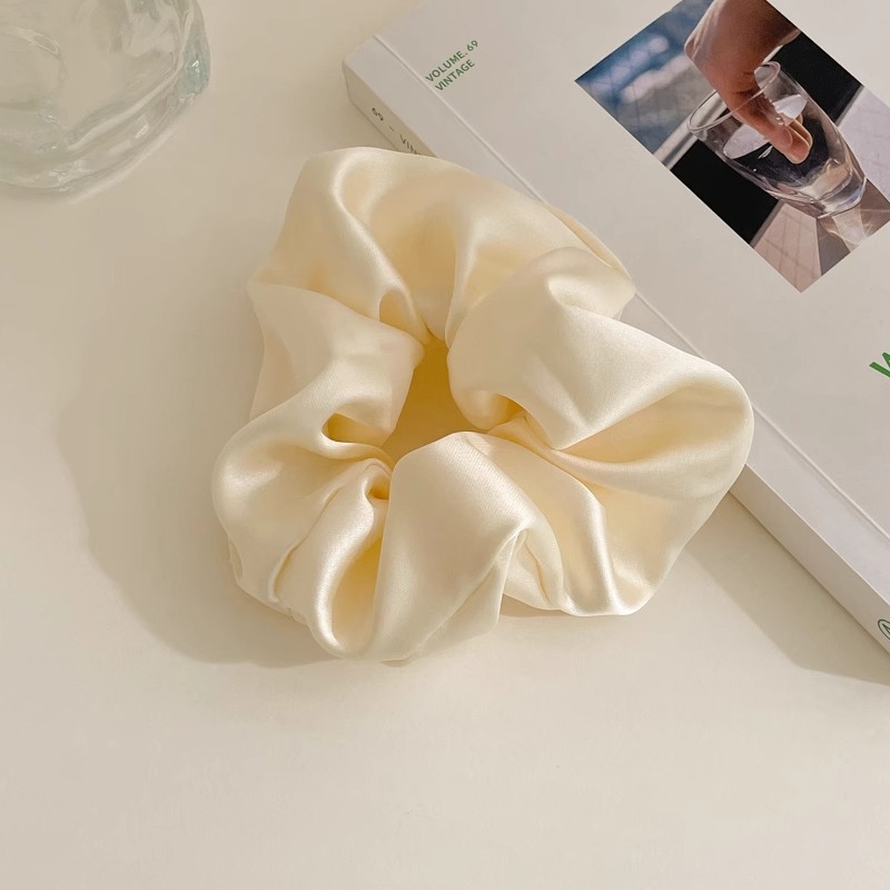 Retro estilo francés cerdo colon anillo de cabello adornamiento de cabello femenino de alta calidad cabello de flores temperamento atado bola correa de cabello super grande