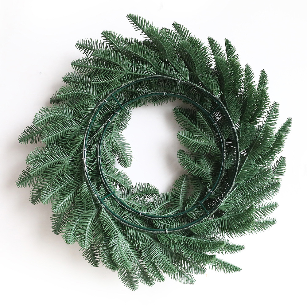 Amazon guirnalda de Navidad PE flocado Garland Navidad puerta decoración colgante 40/50/60 personalizable lote mezclado