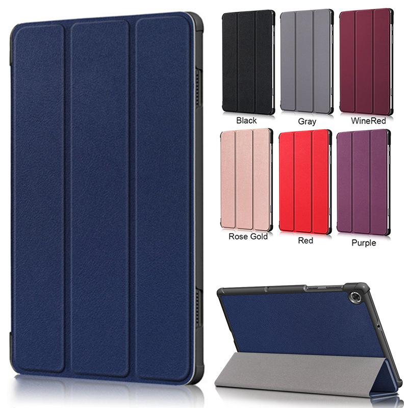Applicable to Lenovo m10 plus/tb x606f tablet protective case tri-fold caster protective case bracket 10.3