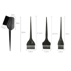 染髮刷焗油染頭刷子黑毛兩面尖尾刷尼龍硬毛刷