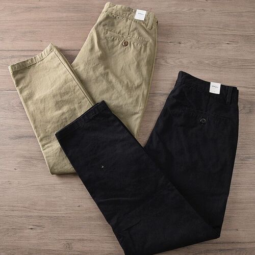 Workwear pants for men, suitable for spring and autumn, straight-leg work pants, loose, stain-resistant, wear-resistant, plus-size protective work pants