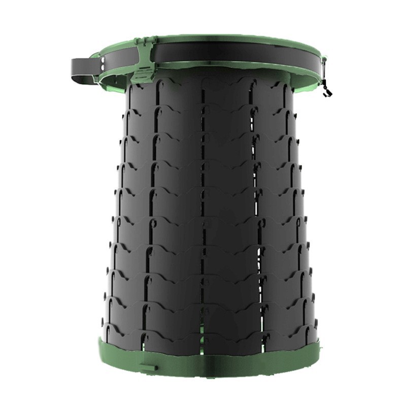 Inodoro plegable de séptima generación para acampar al aire libre, inodoro móvil de emergencia temporal, bote de basura multifuncional, envío directo de fábrica transfronterizo