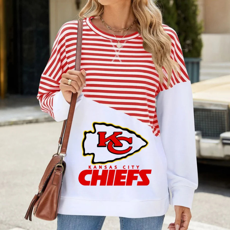 2025 independent European and American autumn and winter new leisure loose printing women's sweater