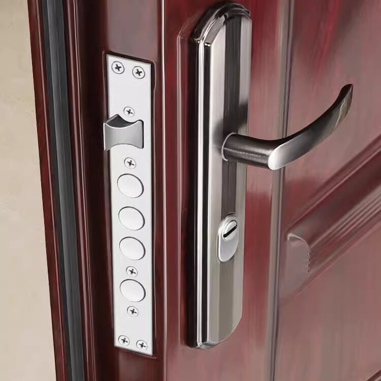 Super Anti-Theft Door Adjustable Door Lock Household Universal Entry Handle Door Lock Set Iron Door Room Door Lock Super Anti-Theft Door Adjustable Door Lock Household Universal Entry Handle Door Lock Set Iron Door Room Door Lock