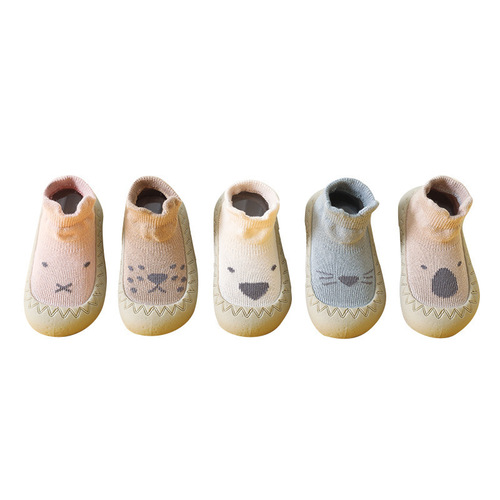 Children's floor shoes 22 spring and summer new cartoon soft-soled non-slip baby toddler shoes children's soft-soled shoes baby shoes and socks