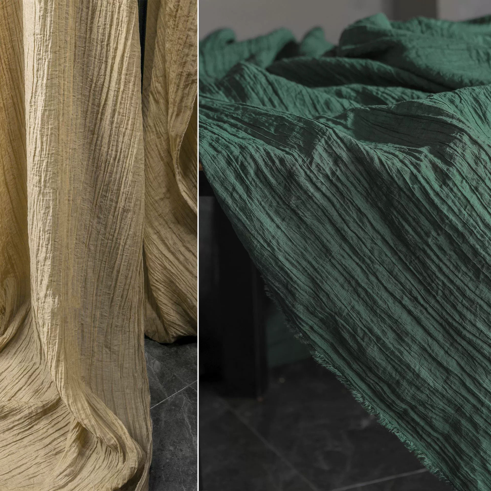 Коллекция ткани из шелкового шёлка с гули, складывающаяся ткань, литературно-ретро, тонкая хлопковая конопляная текстура, полубанда дизайнерская ткань