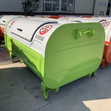广西三立方钩臂式垃圾箱大型户外垃圾箱模压勾臂箱 可按需定制