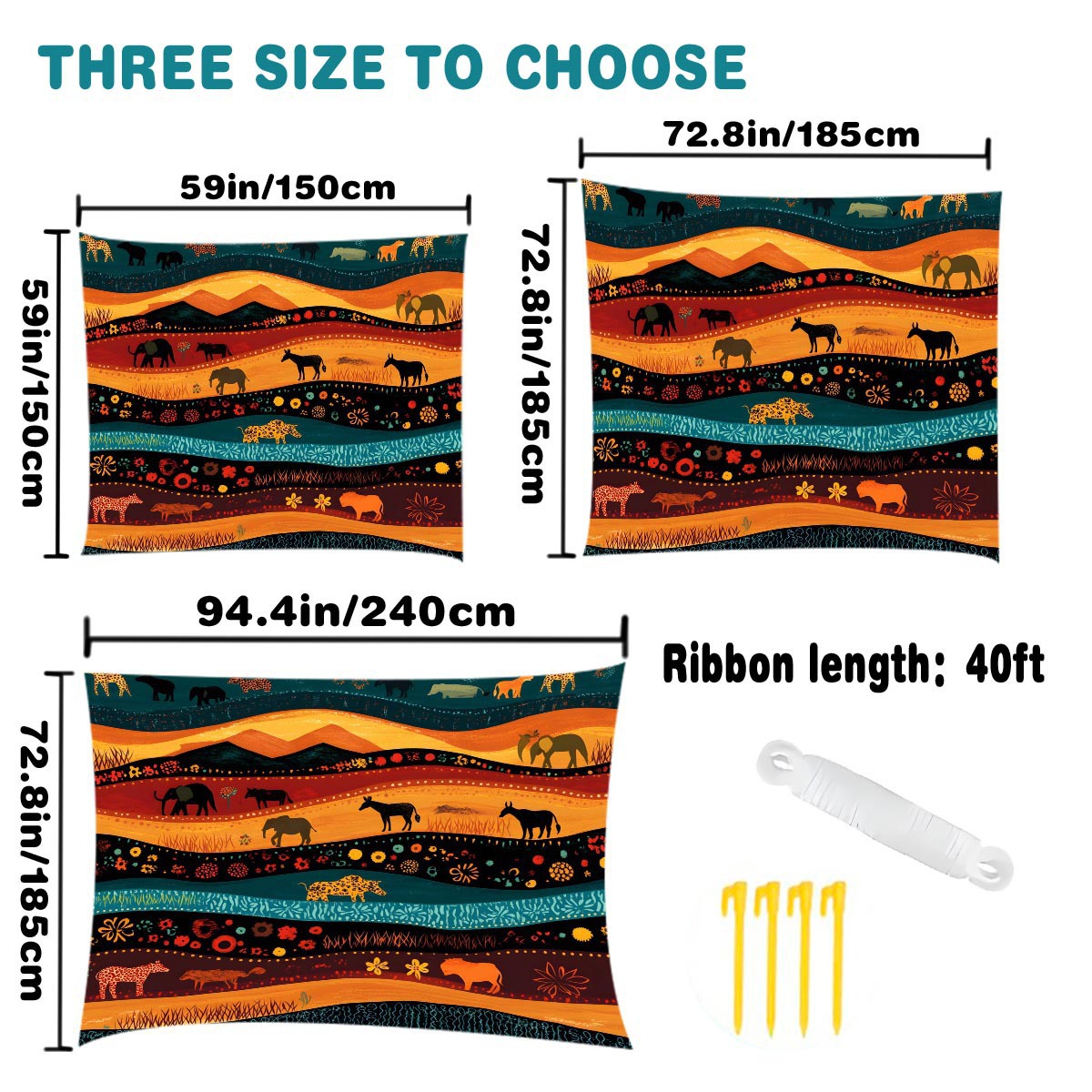 Cross-border camping sunshade tent - camping tarpaulin picnic ground cover. Portable outdoor camping tent