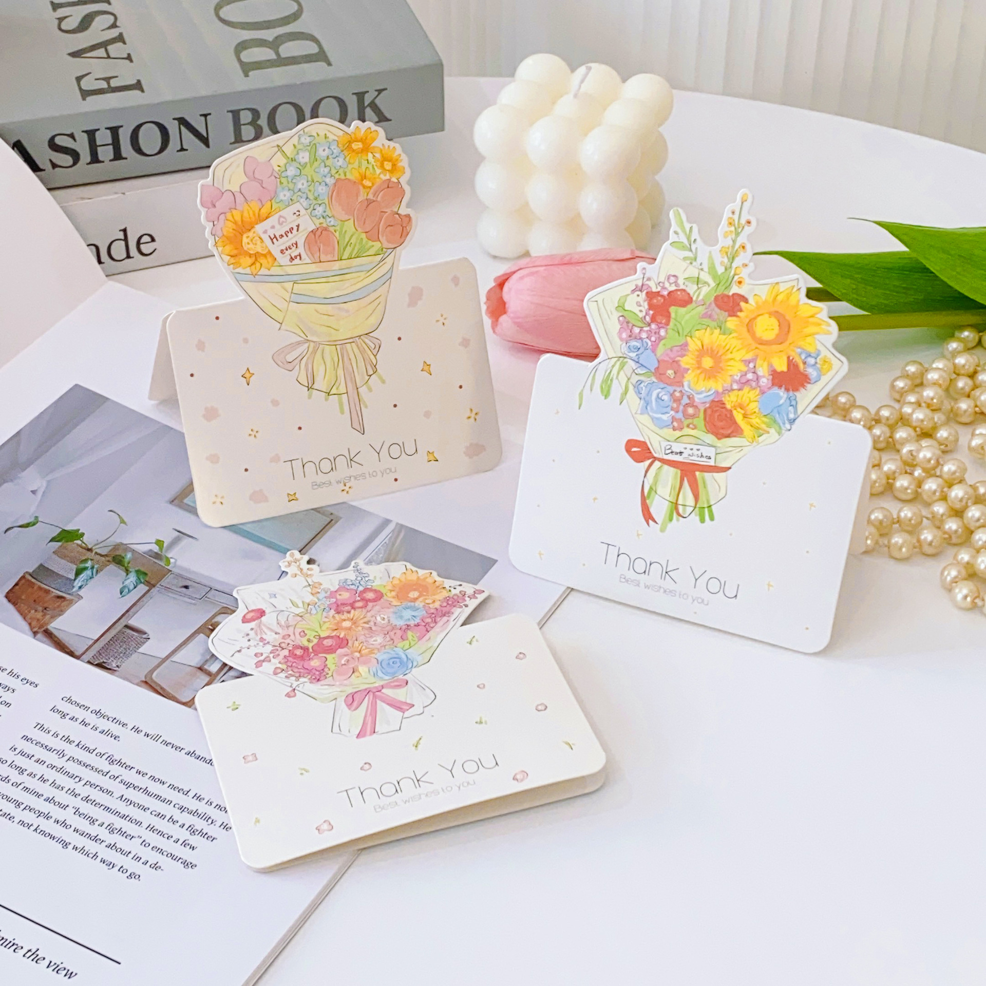 Sweet Style Valentine's Day Sweet Letter Flower Paper Holiday Daily Card