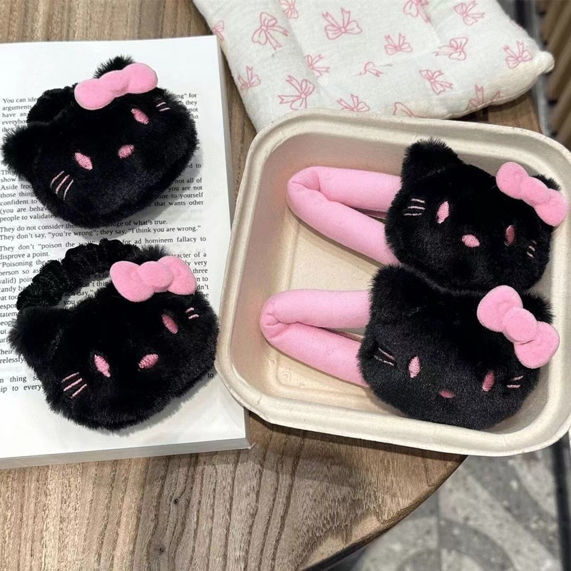 漫画人形ぬいぐるみレッサーパンダヘアピンサイドクリップ大型BBクリップヘアアクセサリーヘアピンメイクアップクリップぬいぐるみ|undefined