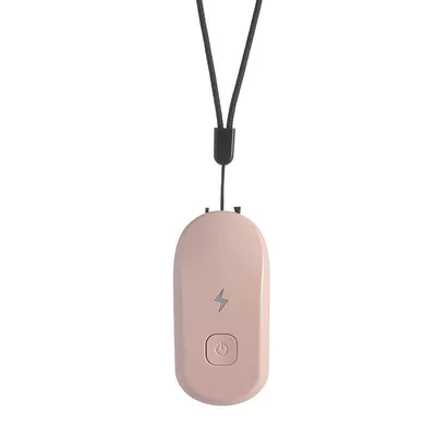 Desktop air purifier, portable neck-hanging Hava təmizləyiciləri - lightning-model-pinkneck-mounted-air-purifier
