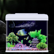 新款自循环金鱼缸玻璃小型桌面客厅家用免换水生态水族箱其他