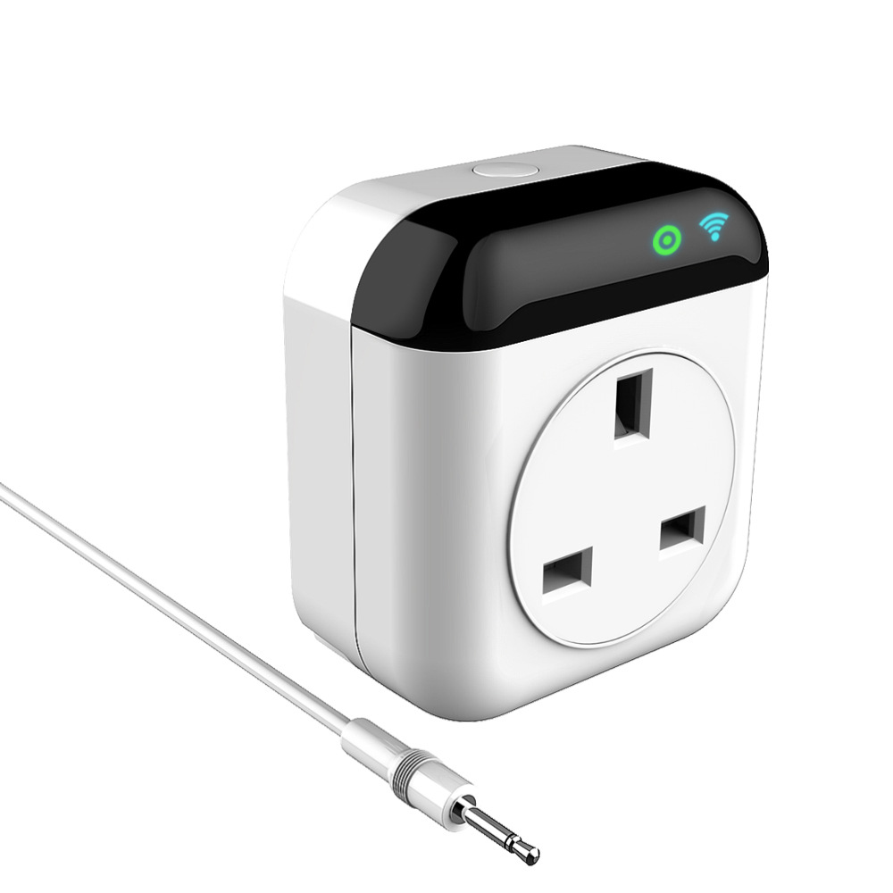 Amazon Venta caliente WiFi termostato inteligente socket graffiti APP y control de voz