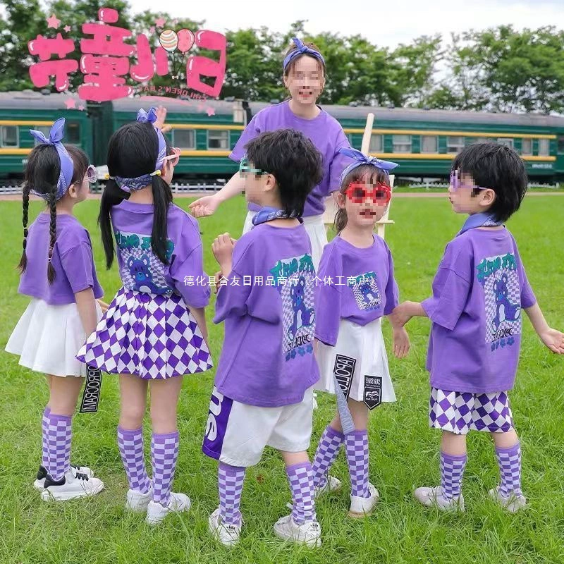 Детские костюмы черлидинга для детского сада, учеников начальной школы, спортивные костюмы для встреч, джазовые танцы для девочек, модные костюмы в стиле хип-хоп