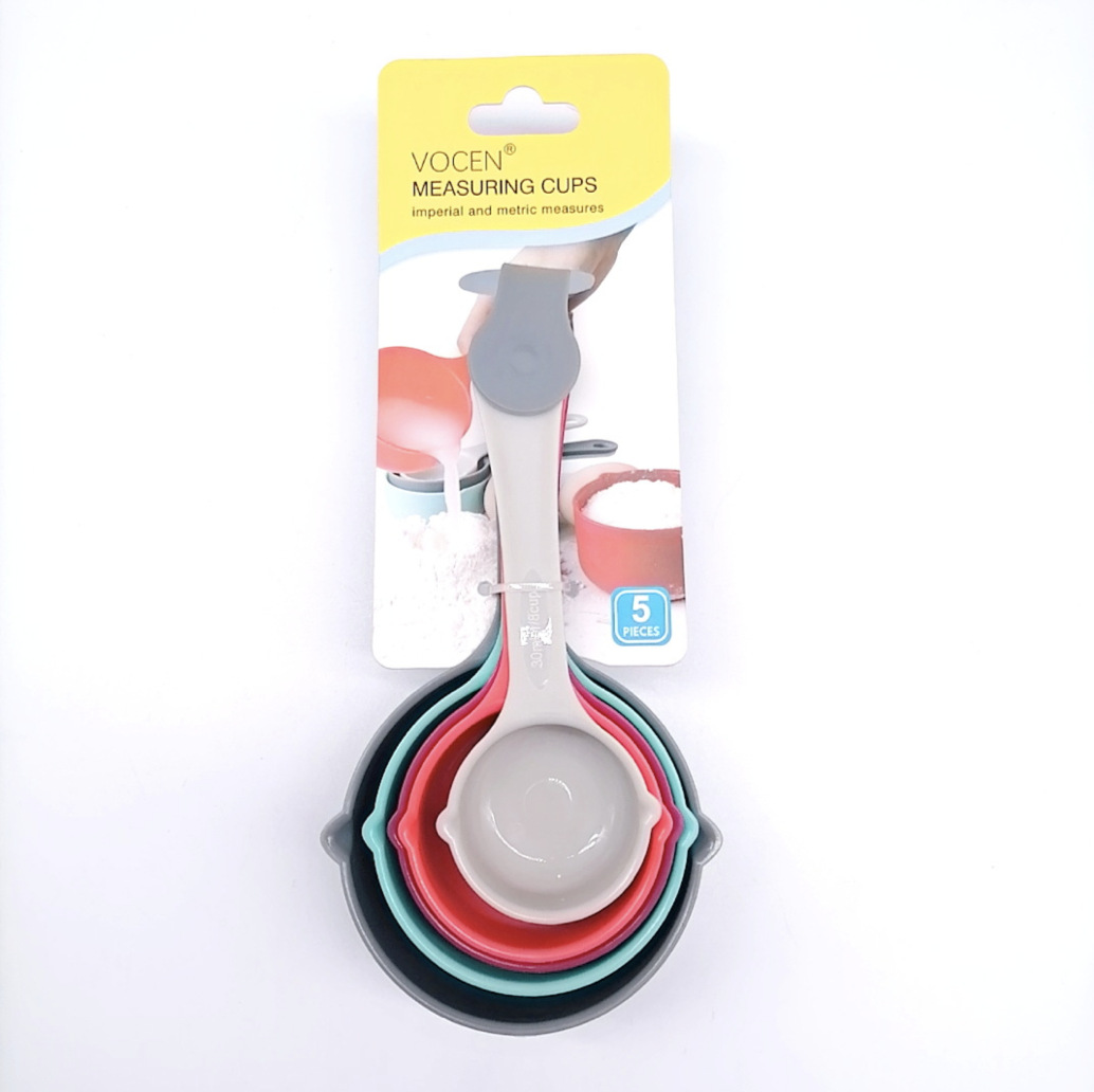 Juego de Cucharas y Tazas Medidoras con Escala para Repostería