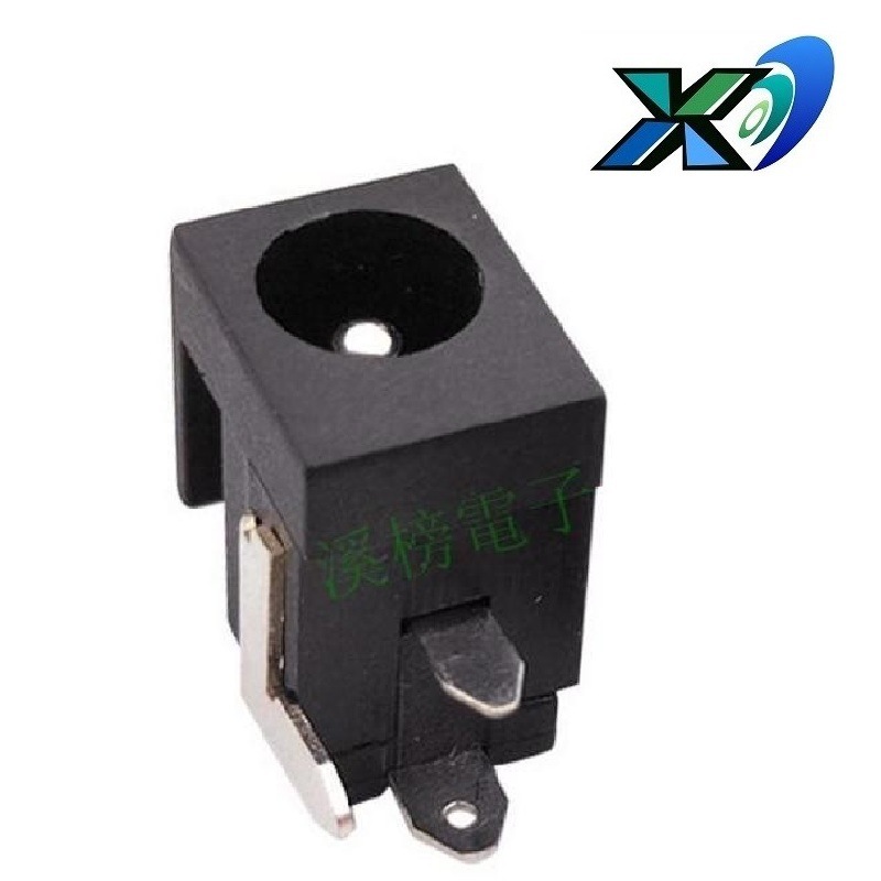 大电流功率DC母座三脚  小型2.5针DC插座   大电流功率DC插孔卧式