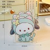 Cute acrylic universal children's pens holder, capacious stationery for elementary school students, storage box