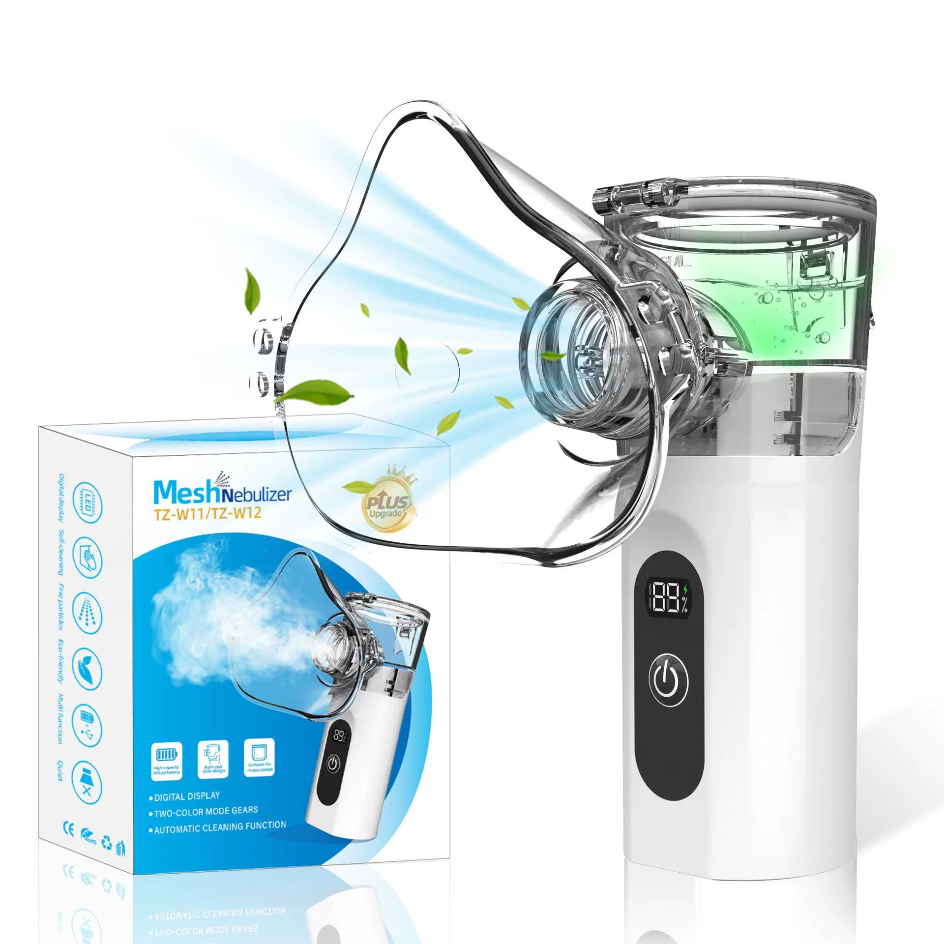 Портативный умный цифровой распылитель OEM/ODM для дома с бесшумной автоматической очисткой