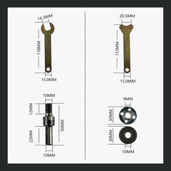 Handheld drill adapter angle grinder wrench for cutting, polishing, and grinding 5PC set drill conversion angle grinder accessories