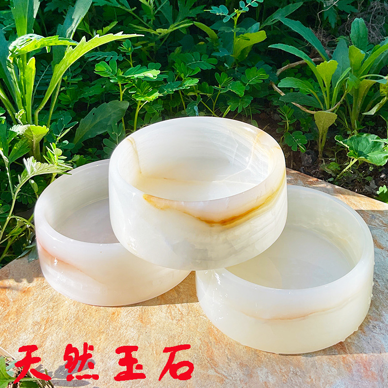 Jade cat bowl wholesale slow food bowl prevent choking doll slow…
